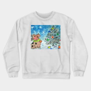 A good job, xmas. Crewneck Sweatshirt